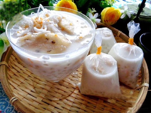 Chè Chuối Cốt Dừa Béo Ngọt