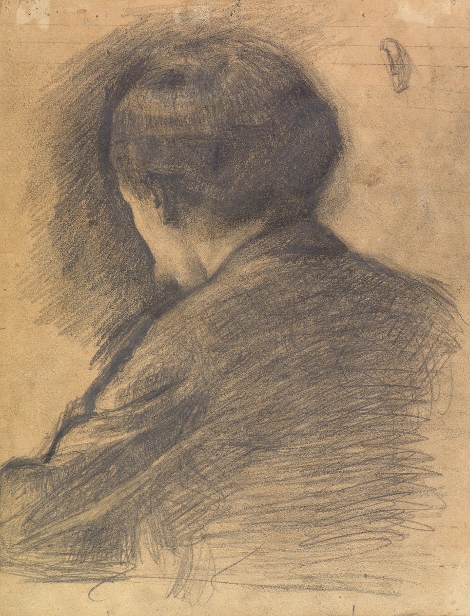 Self Portrait seen from behind 1898