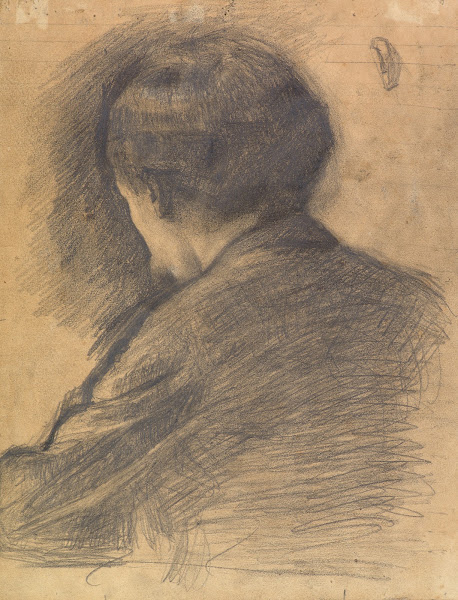 Self Portrait seen from behind 1898