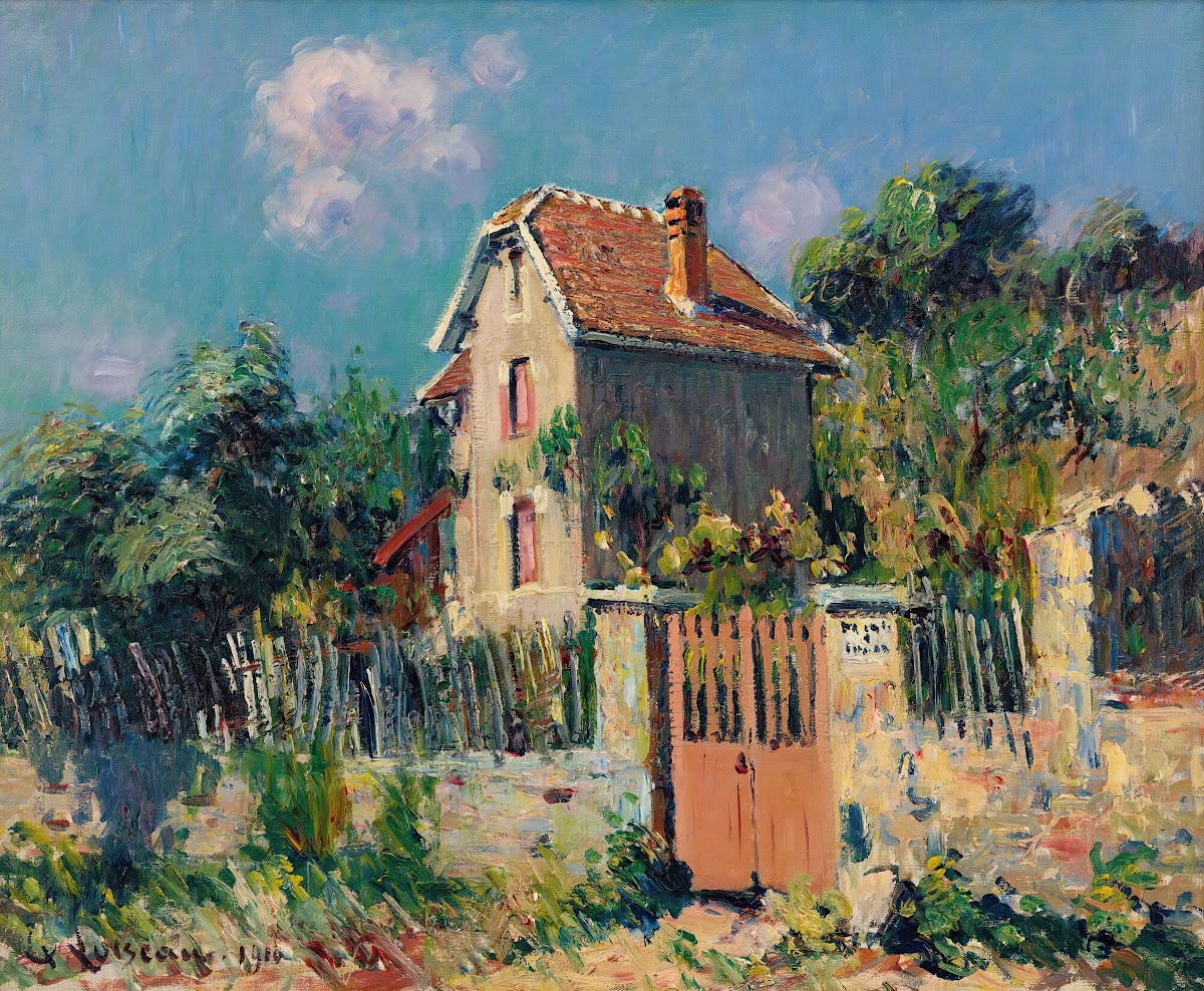 Maison À La Grille Rose Environs De Pontoise 1910