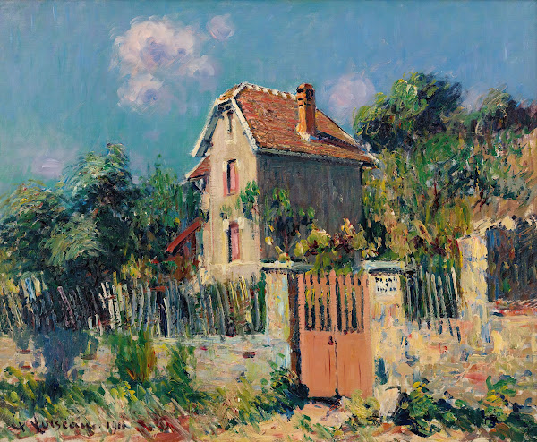 Maison À La Grille Rose Environs De Pontoise 1910