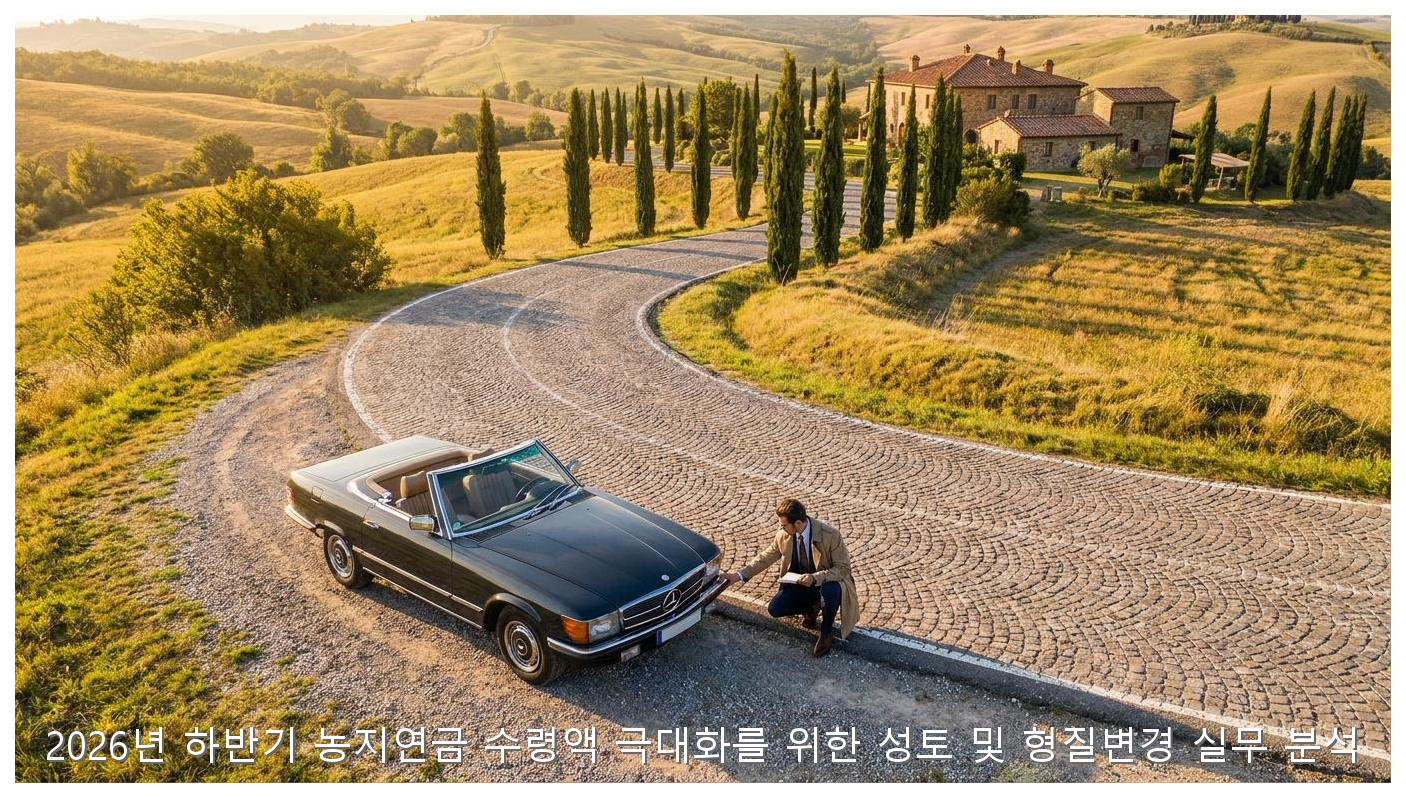 2026년 하반기 농지연금 수령액 극대화를 위한 성토 및 형질변경 실무 분석 핵심 안내 및 분석 인포그래픽 (5)