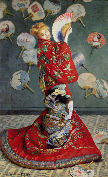 Camille Monet In Japanese Costume 1876