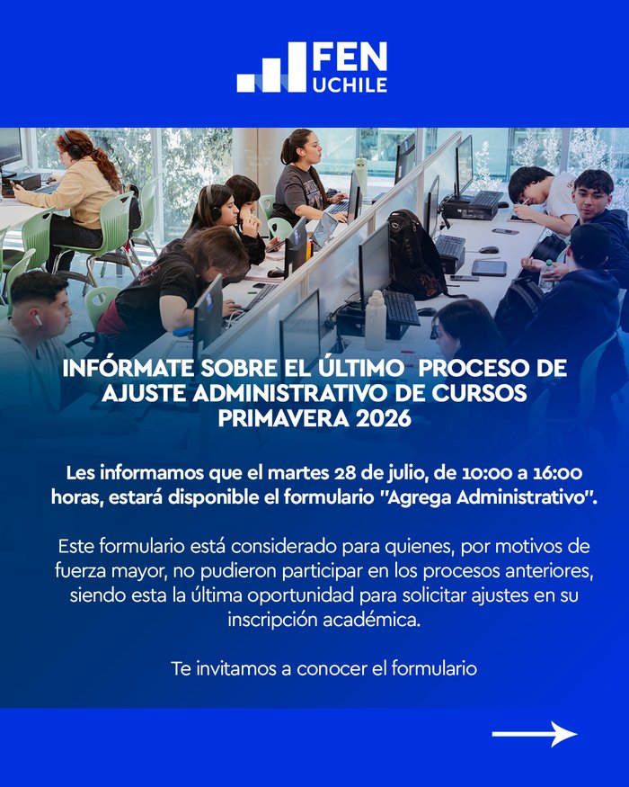 Ajuste Administrativo de Cursos Primavera 2026: informate sobre el ultimo proceso