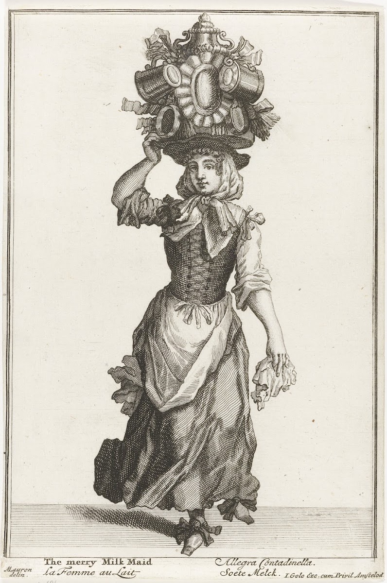 The merry Milk Maid 1688   1724