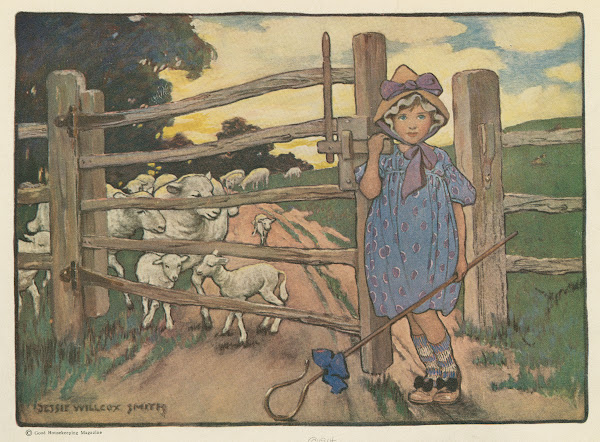 Little Bo Peep has lost her sheep and cant tell where to find them 1914
