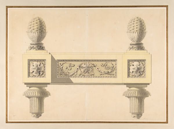 Design for Andirons late 18th century