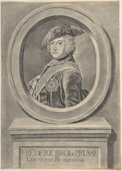 Portrait of Frederick II of Prussia after Antoine Pesne 17301808