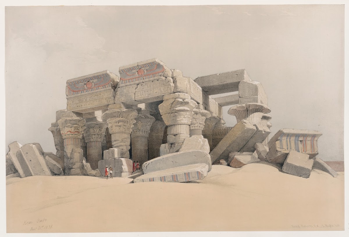 Kom Ombo Nov 21st 1838 1846 1849