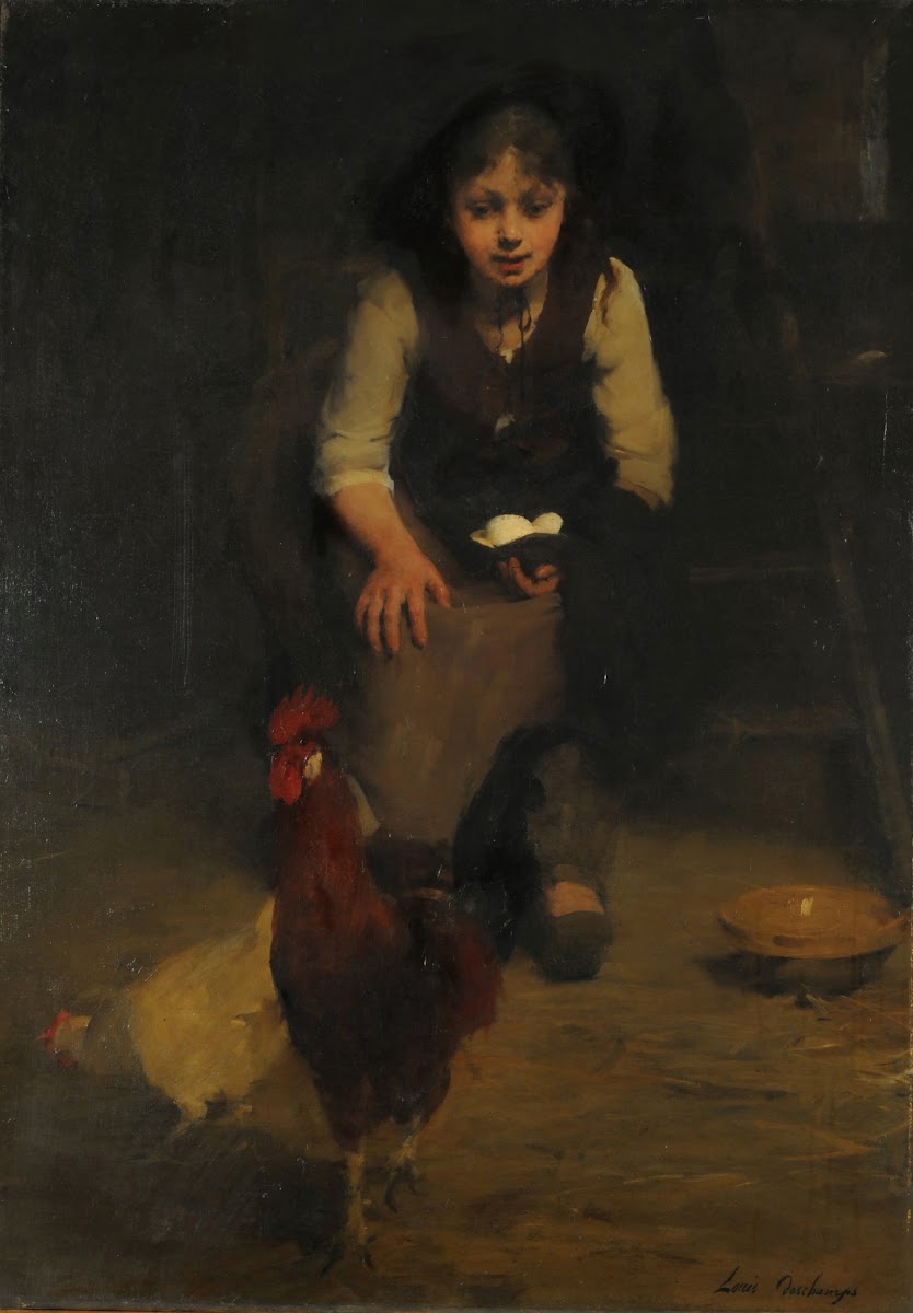 At the henhouse 19th century