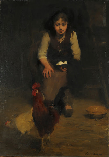 At the henhouse 19th century