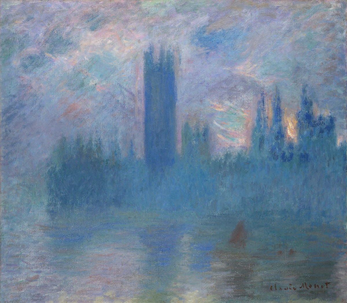 Houses of Parliament London 1900