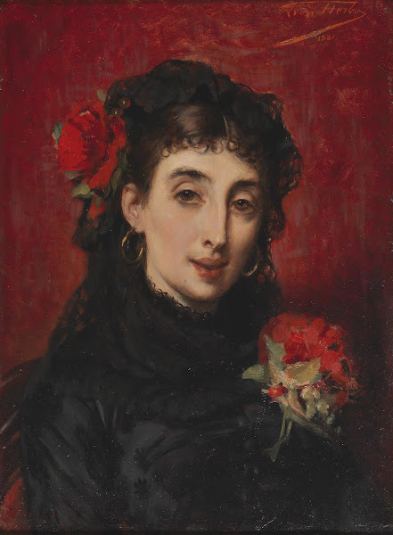 Bildnis einer Spanierin 1881