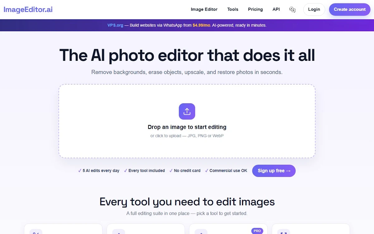 Captura de Imageeditor