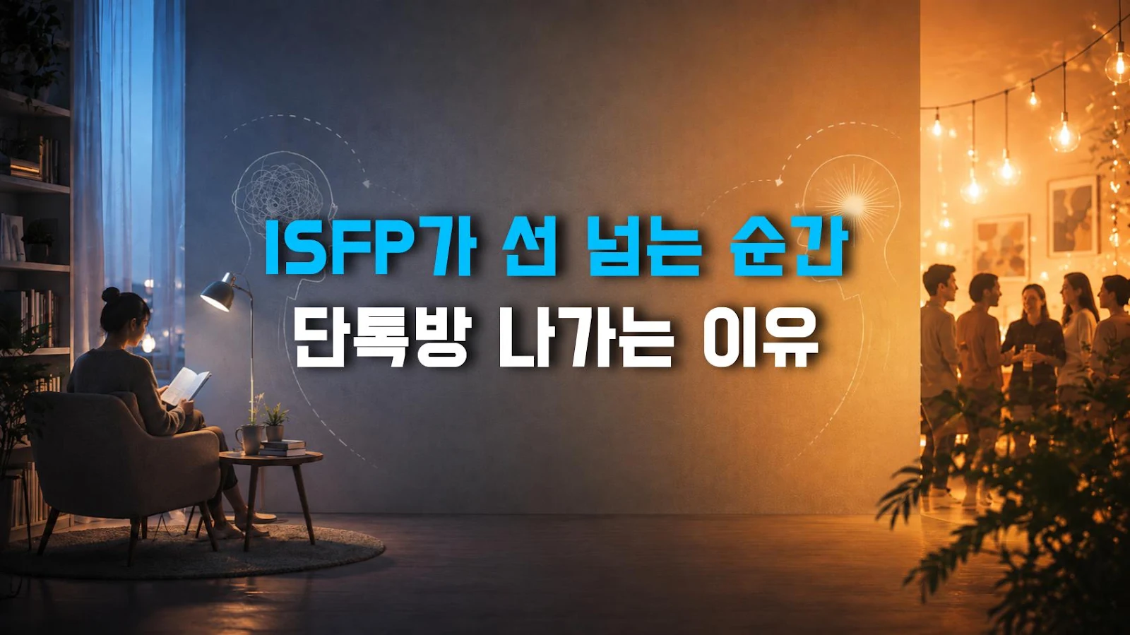 ISFP가 선 넘는 순간 단톡방 나가는 이유