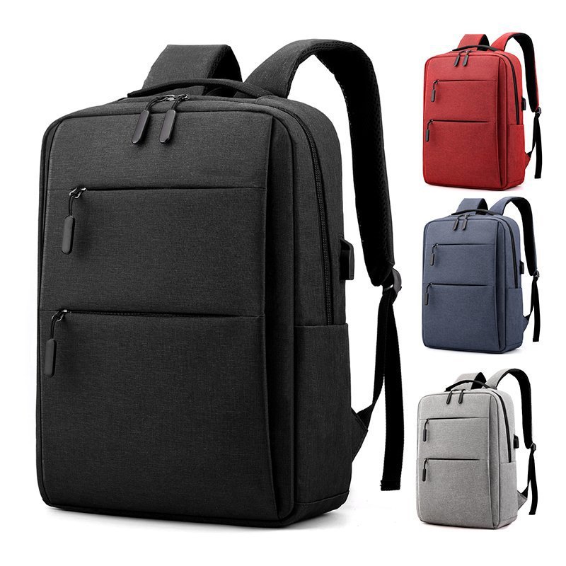 Nylon backpack with USB port, 20–35 L