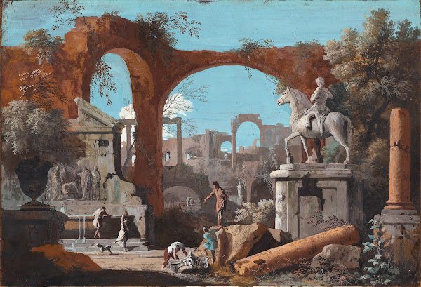 A Capriccio of Roman Ruins 1727 1729