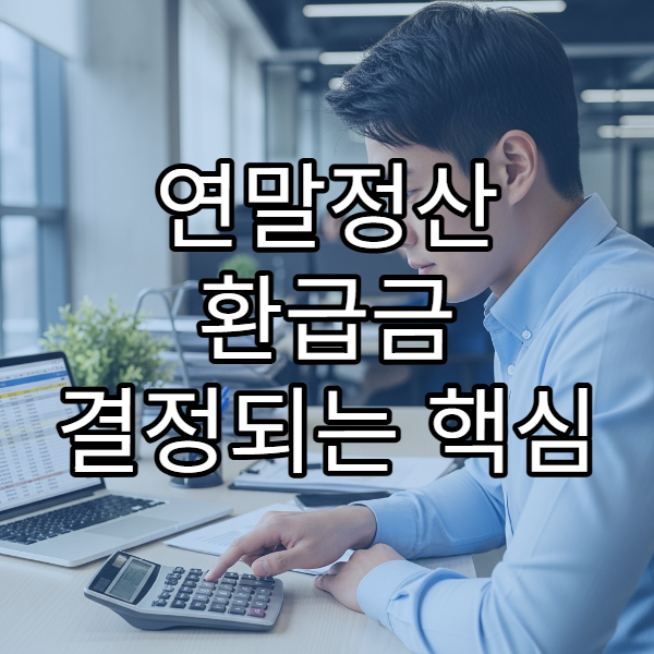연말정산 환급금 결정되는 핵심 변수 3가지