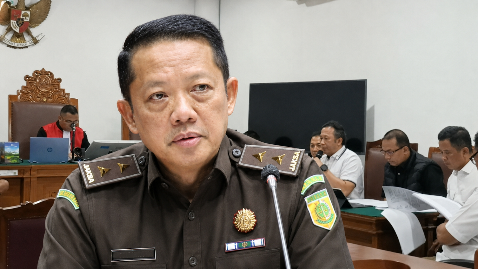 Gedung Pengadilan Negeri Jakarta Selatan tempat berlangsungnya sidang praperadilan.