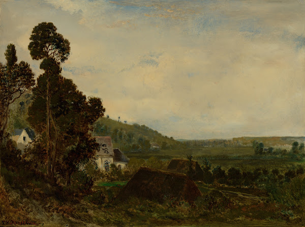 An Old Chapel in a Valley ca 1835