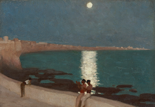 The Bay of Cadiz  Moonlight
