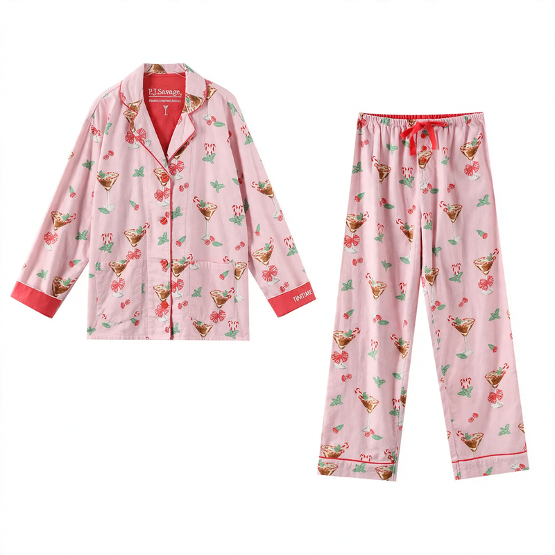 Women's loungewear made of brushed cotton