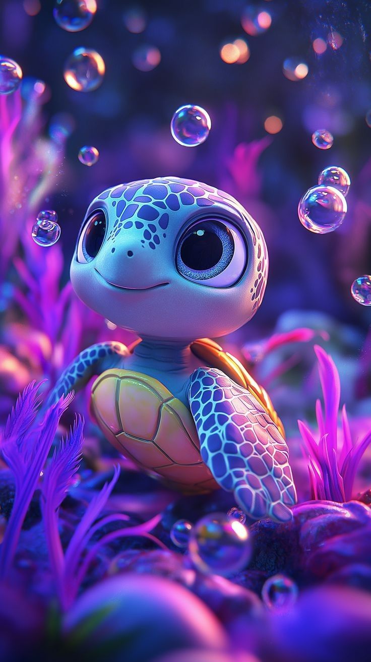 Turtle Underwater Picture