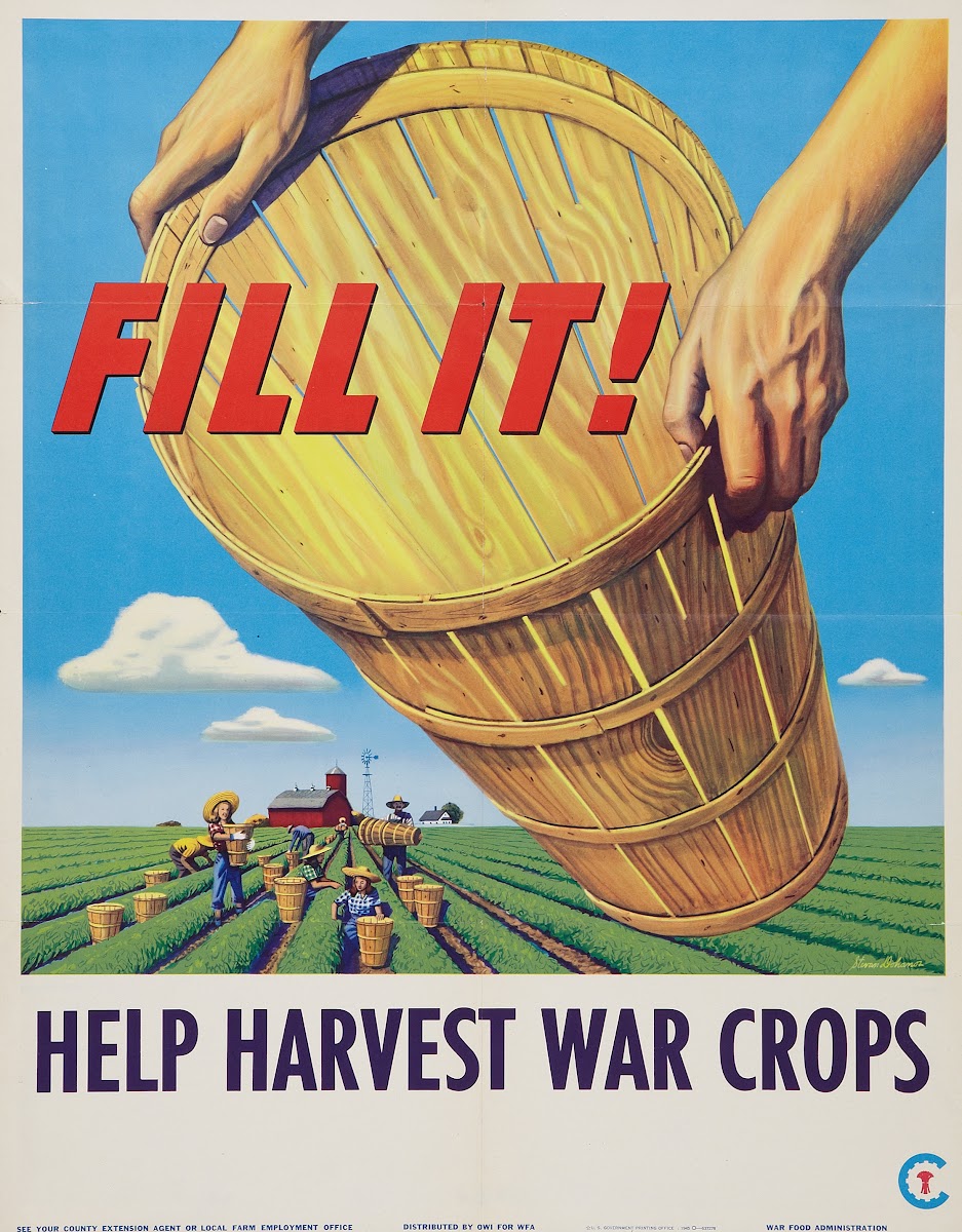 Fill it Help Harvest War Crops 1945