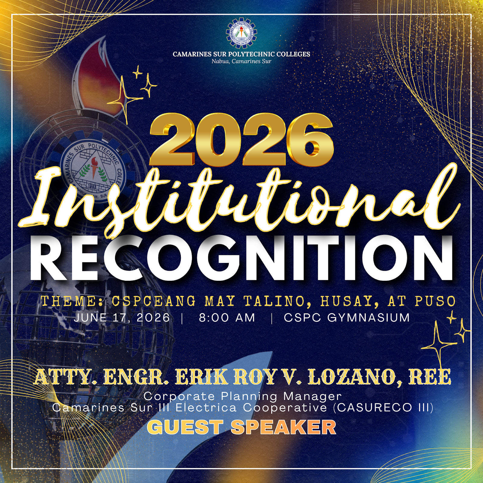 𝗖𝗦𝗣𝗖 𝗜𝗡𝗦𝗧𝗜𝗧𝗨𝗧𝗜𝗢𝗡𝗔𝗟 𝗥𝗘𝗖𝗢𝗚𝗡𝗜𝗧𝗜𝗢𝗡 𝟮𝟬𝟮𝟲: 𝘾𝙚𝙡𝙚𝙗𝙧𝙖𝙩𝙞𝙣𝙜 𝙀𝙭𝙘𝙚𝙡𝙡𝙚𝙣𝙘𝙚, 𝙃𝙤𝙣𝙤𝙧𝙞𝙣𝙜 𝘼𝙘𝙝𝙞𝙚𝙫𝙚𝙢𝙚𝙣𝙩