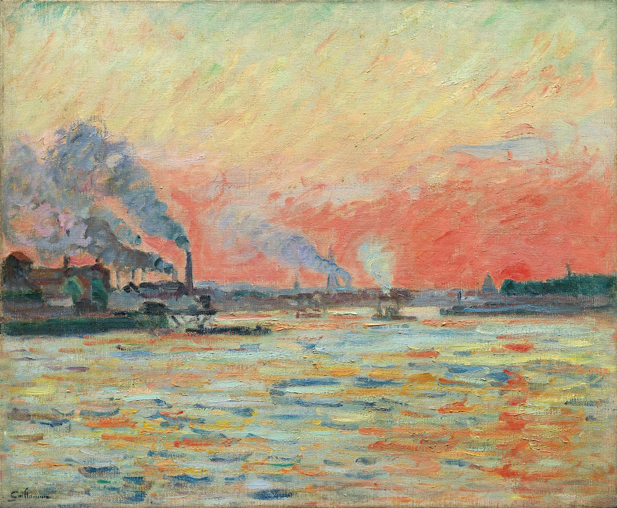 Confluent de la Seine et de la Marne à Ivry 1889