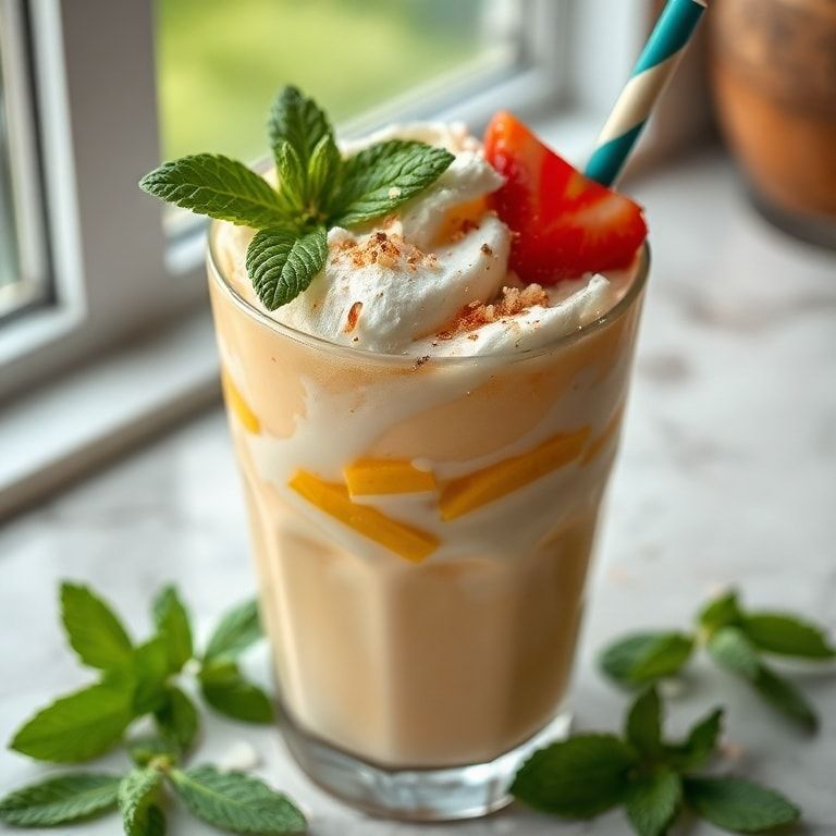 Tropical Moana Heart of Te Fiti Shake for Your Movie Night – Easy, Homemade & Flavorful Treat finished