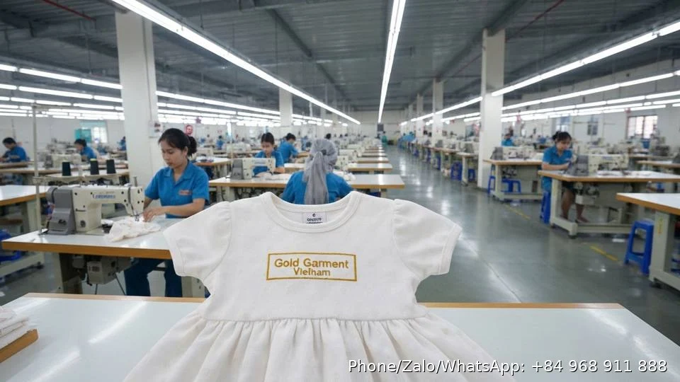 Newborn Baby Dresses - Gold Garment Vietnam