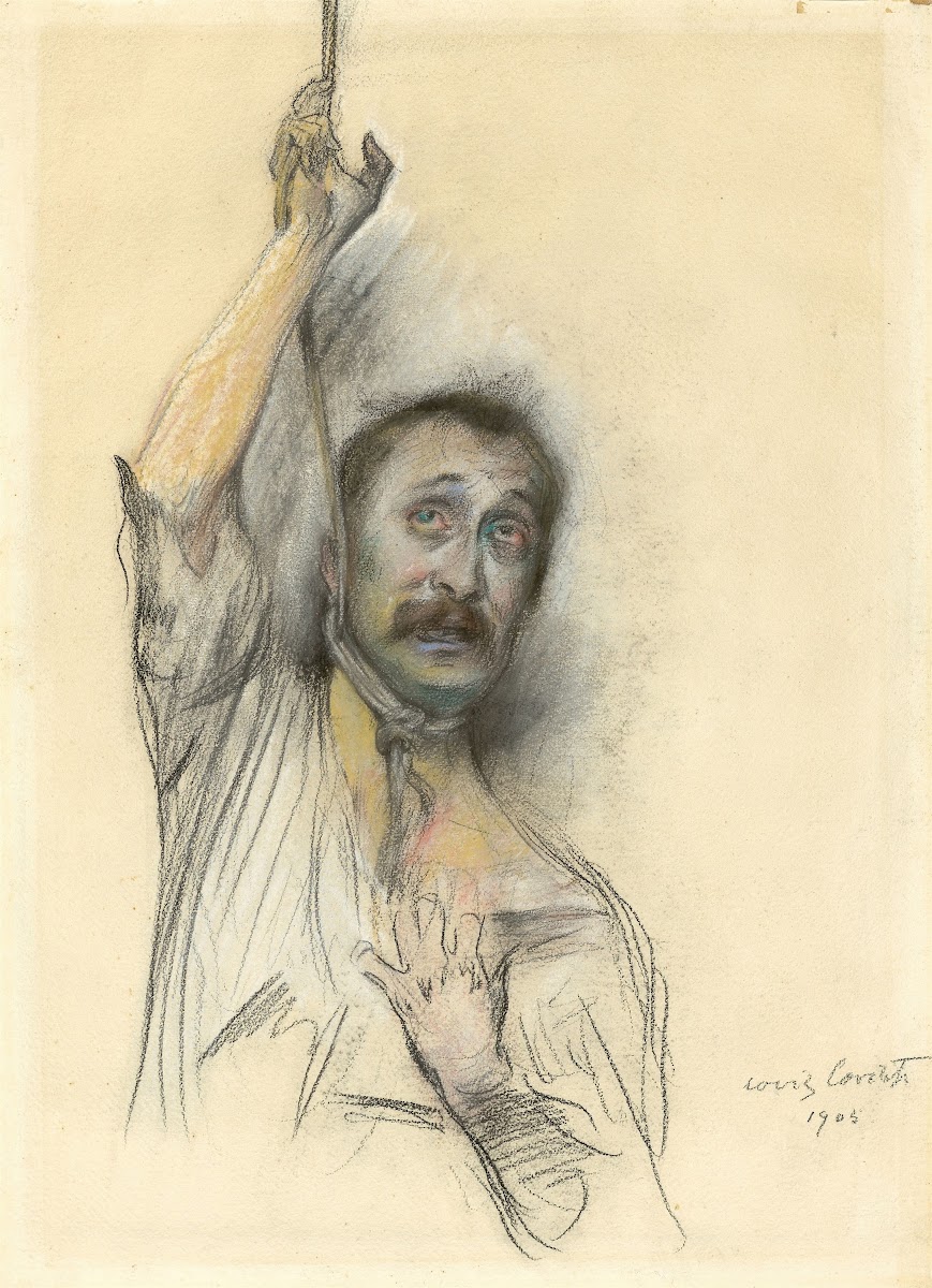 Self portrait with Rope Around the Neck 1905