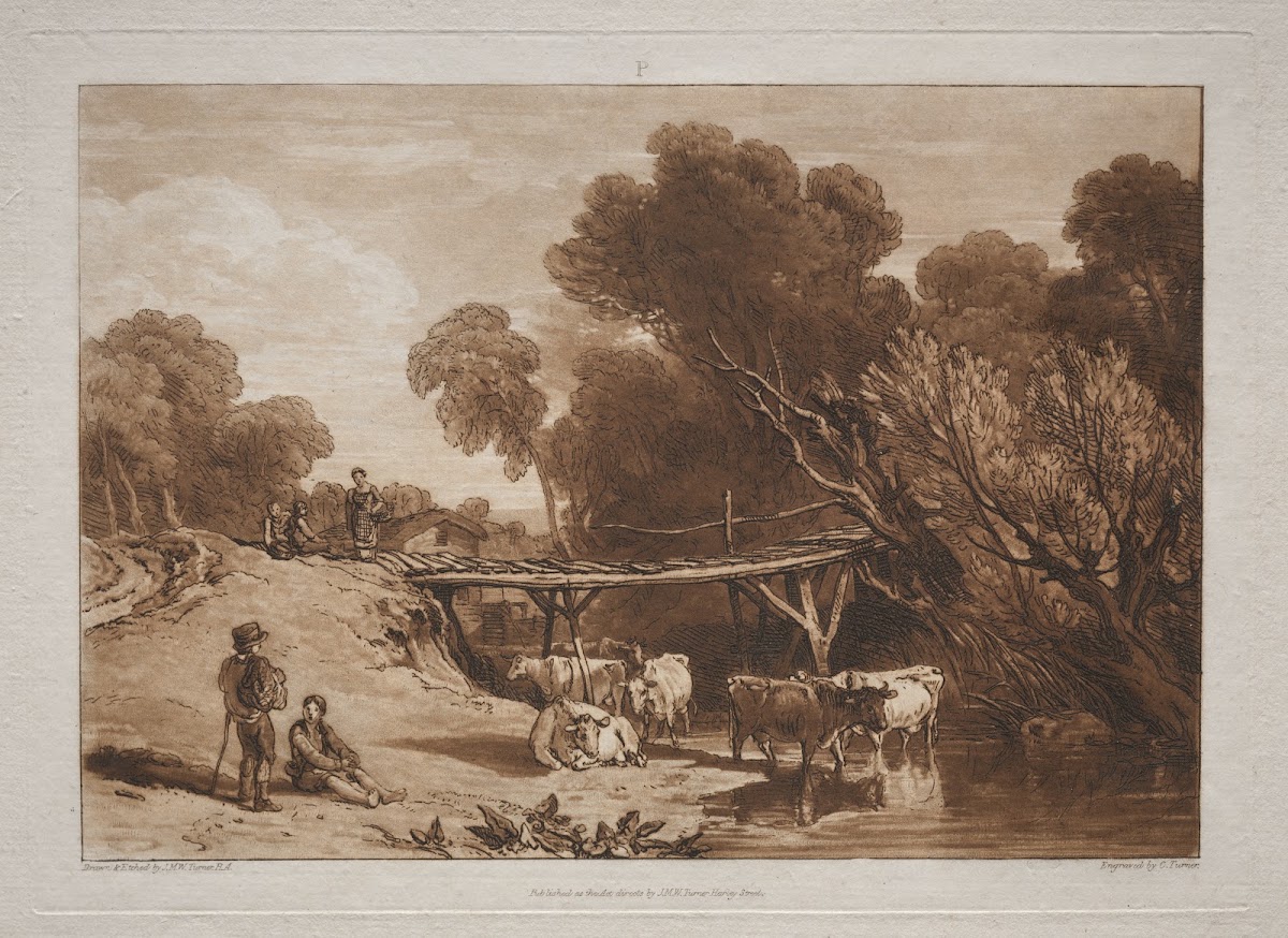 The Bridge and Cows 19th century