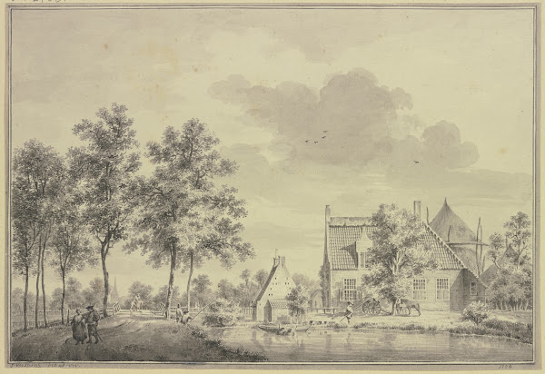 De Hamse brug by Thiel 1750