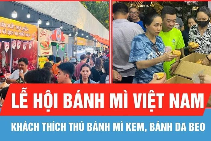 Khách thích thú bánh mì kem, bánh da beo tại Lễ hội bánh mì Việt Nam - Báo Sài Gòn Giải Phóng