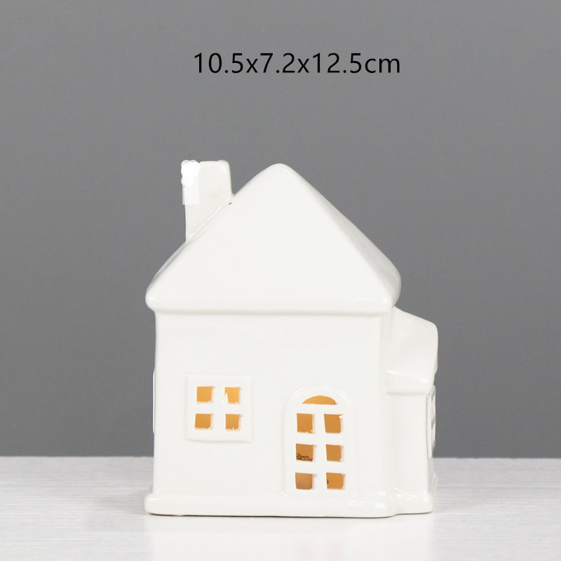 LED Ceramic House Night Light