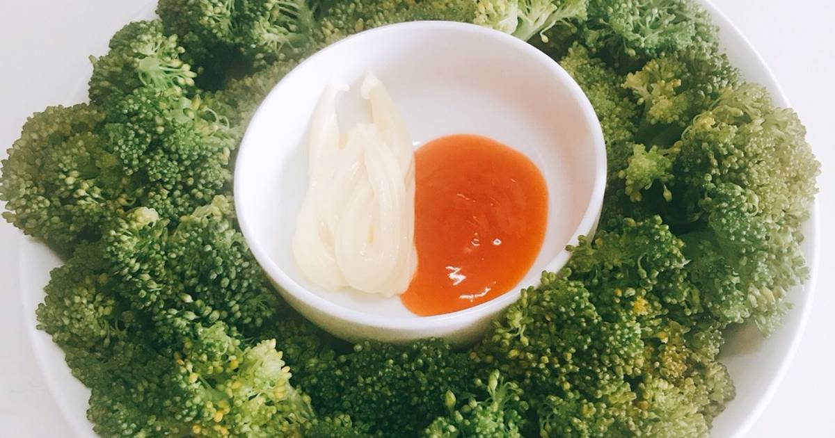 Bông cải hấp