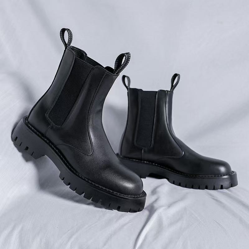 Herren-Chelsea-Stiefel im britischen Stil