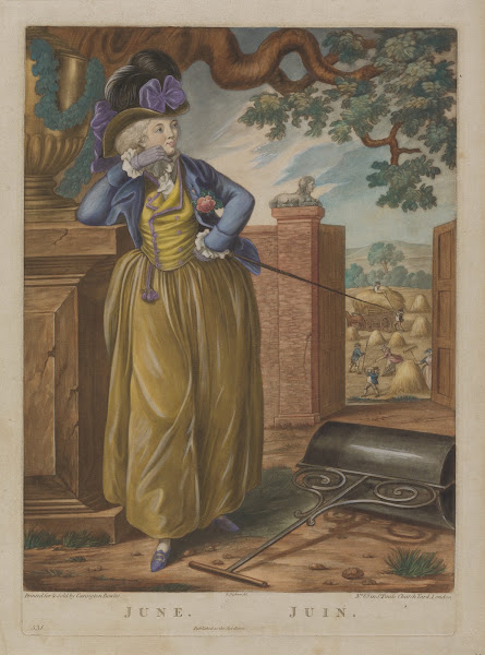 June from The Twelve Months 18th century