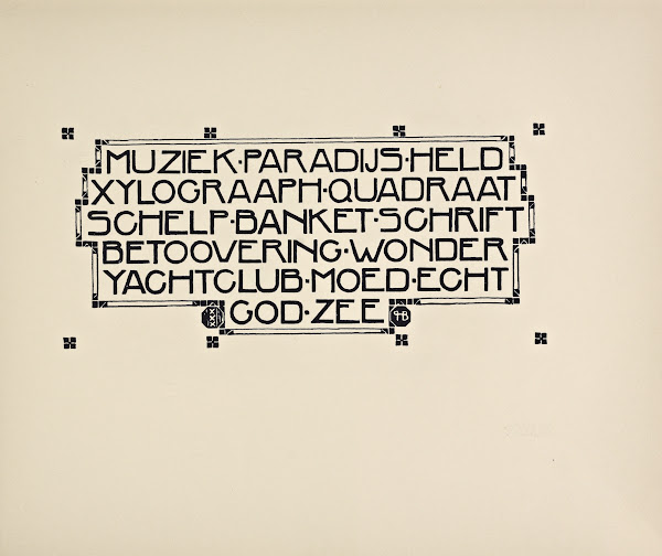 Beispiele kunstlerischer Schrift Pl005 1900