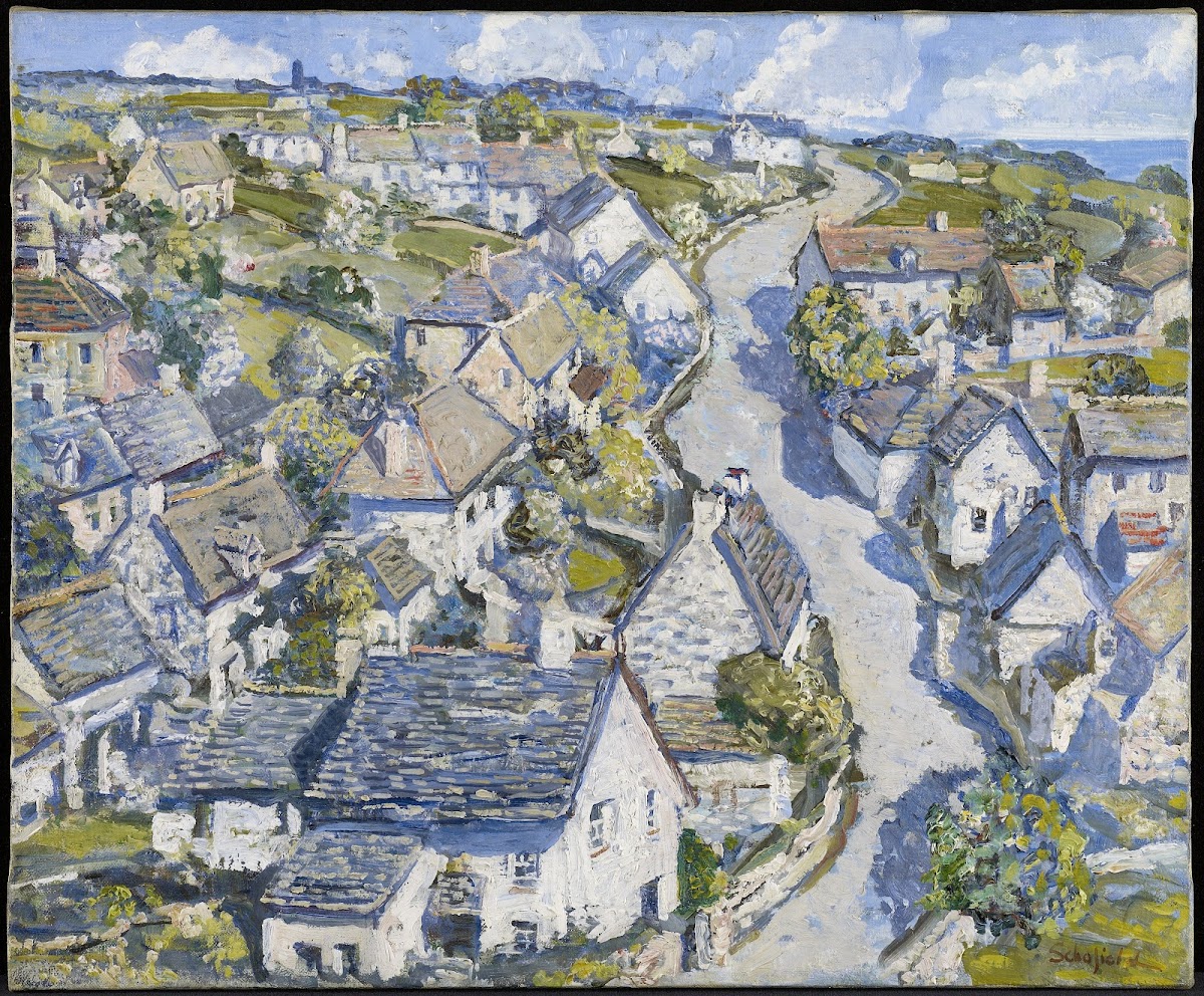 Mining Village in Cornwall 1920
