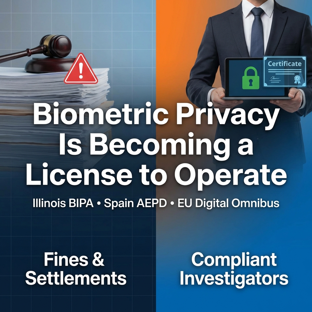 Biometric Privacy Crackdowns Are Coming for Investigators