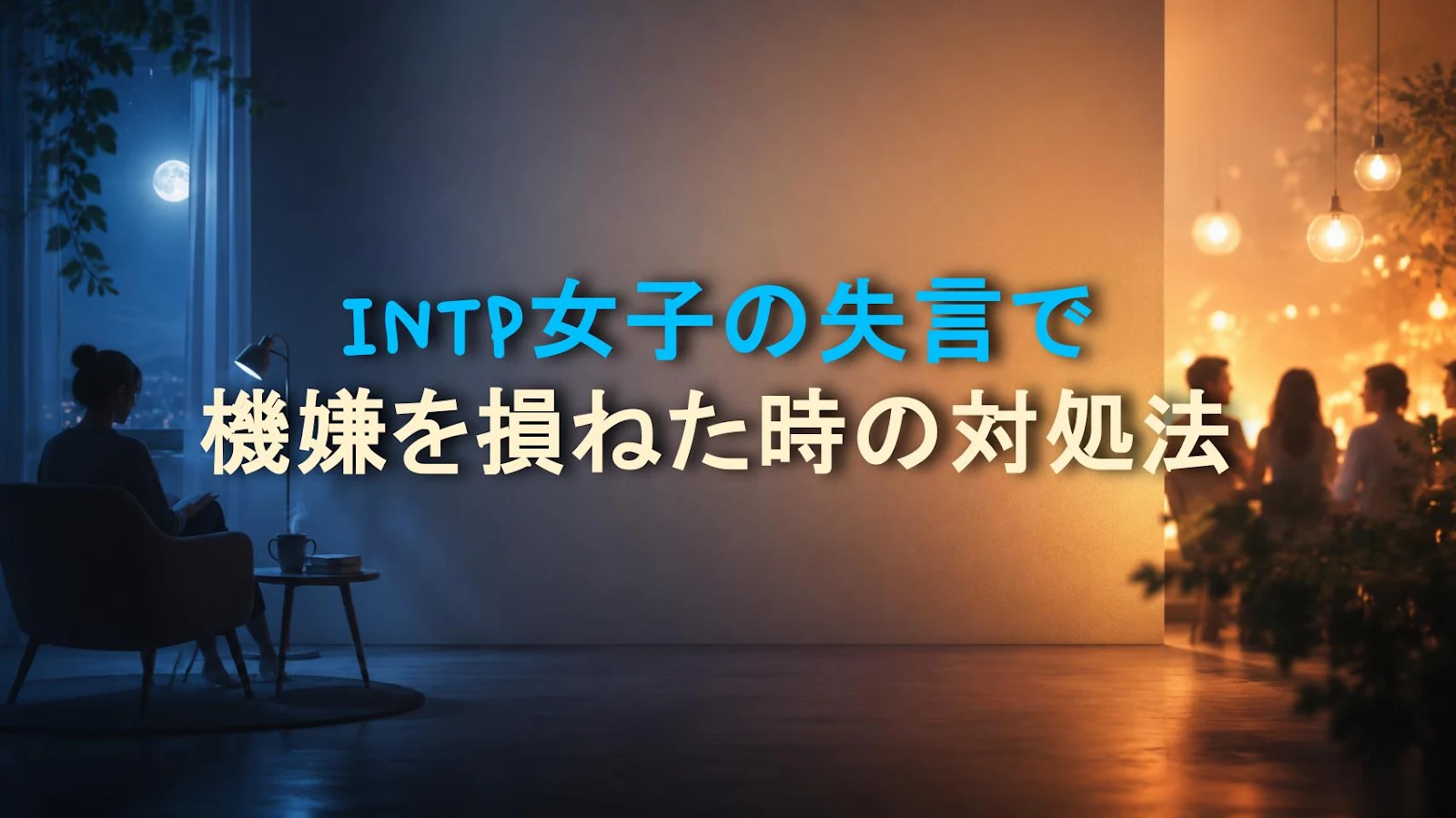 INTP女子の失言で機嫌を損ねた時の対処法
