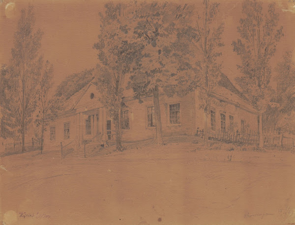 Stary dwór w Chruszczynie 1852