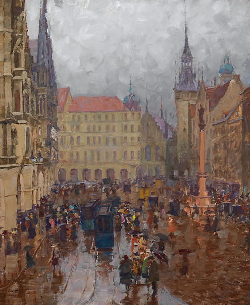 München Marienplatz und altes Rathaus