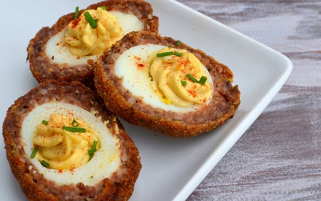 Thịt Bọc Trứng Chiên