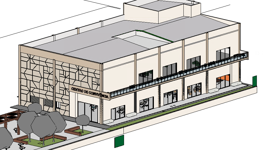 Centro de Convivência - Modelo BIM