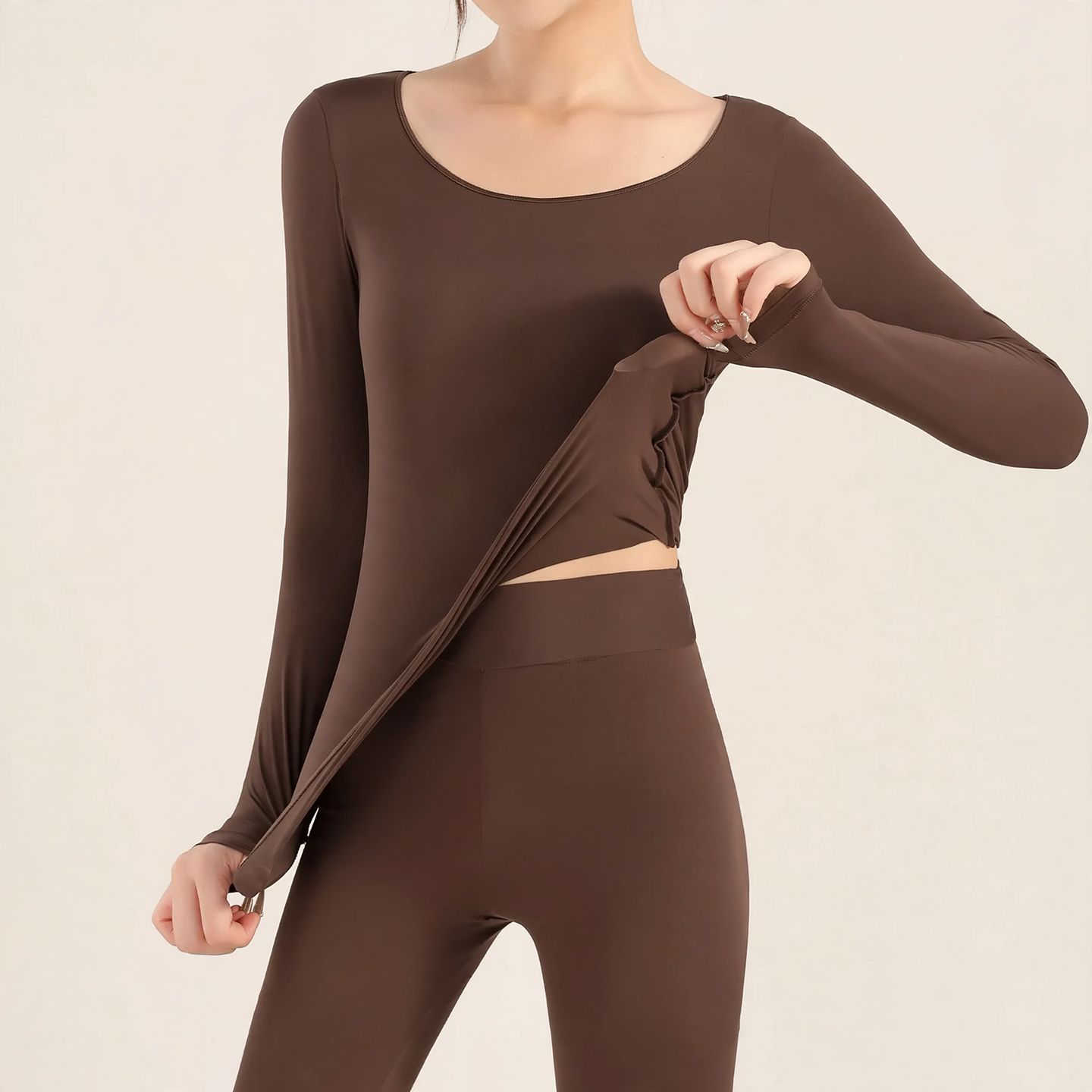 Ultradünnes Thermo-Set für Damen, wärmend