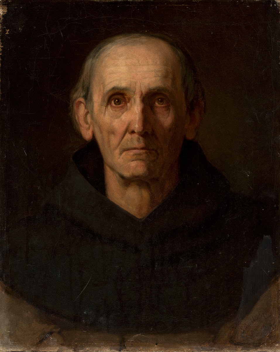 Head of a monk 1875